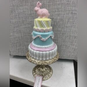 Cupcakes and Cashmere Easter Bunny Tier Cake
